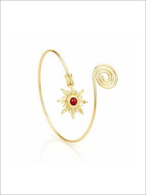 Boho Sun Arm Cuff Adjustable Open Cuff Bracelet Summer Beach Jewelry